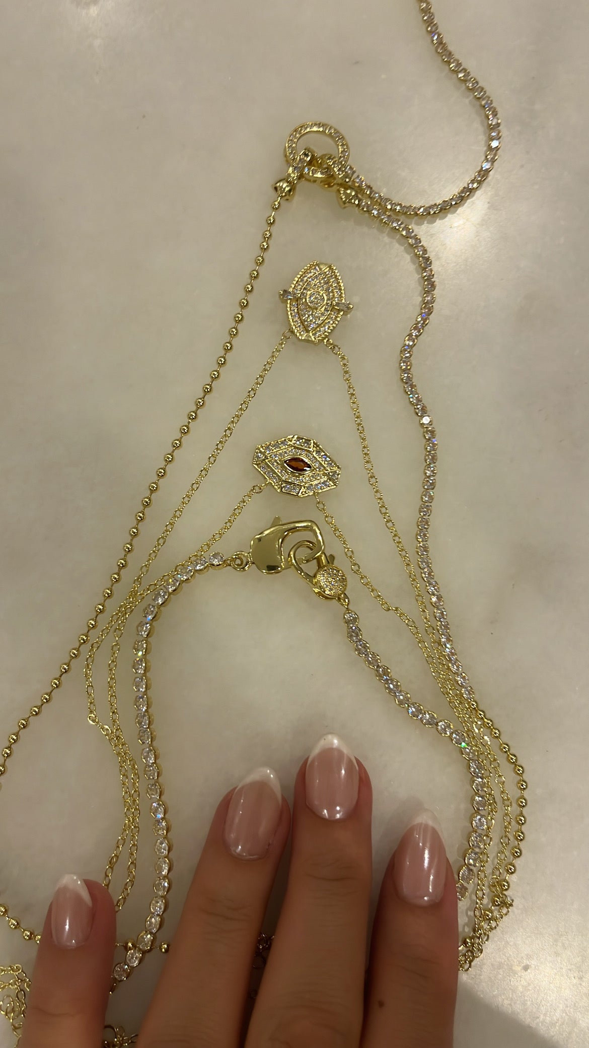 Goldplated necklace