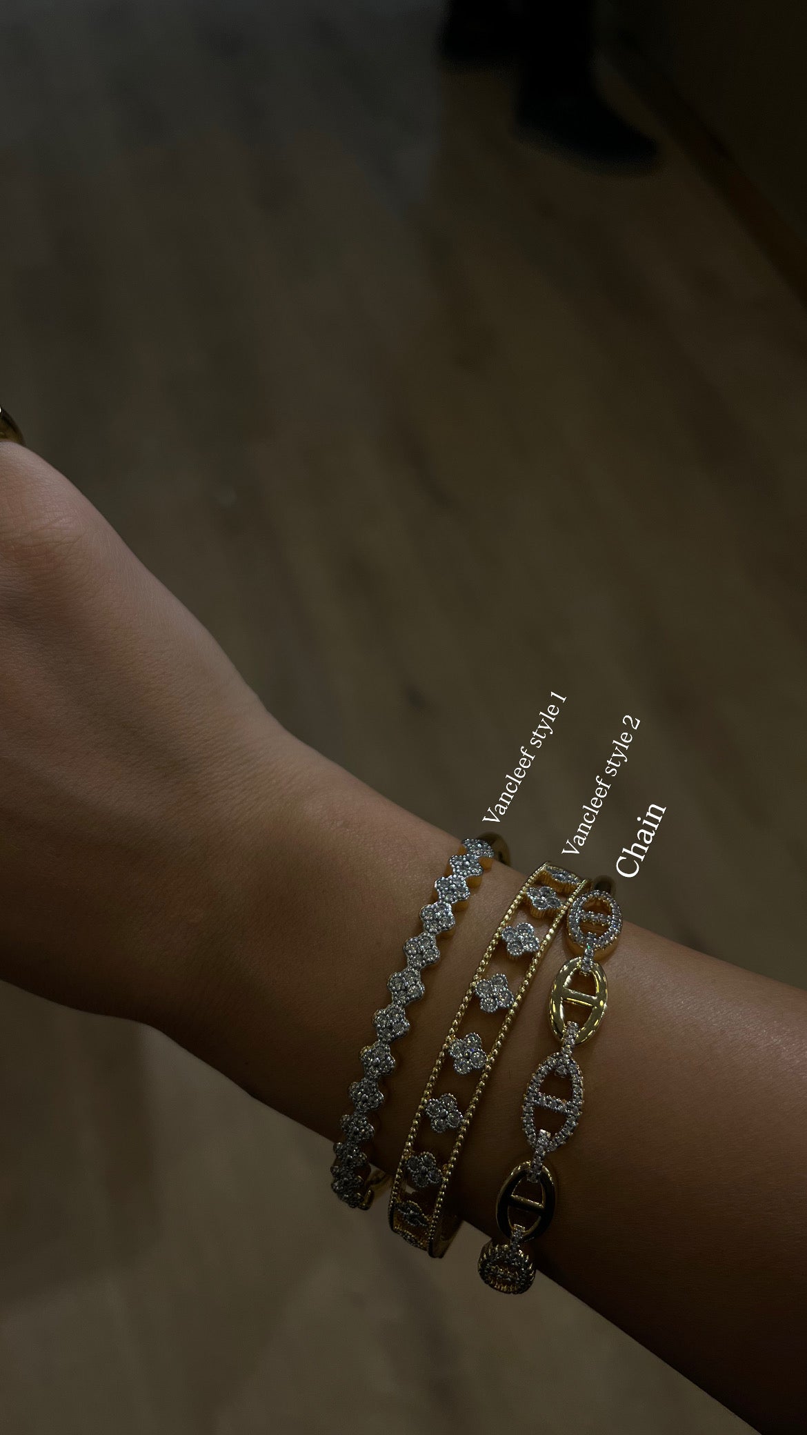 Gold-plated bracelet