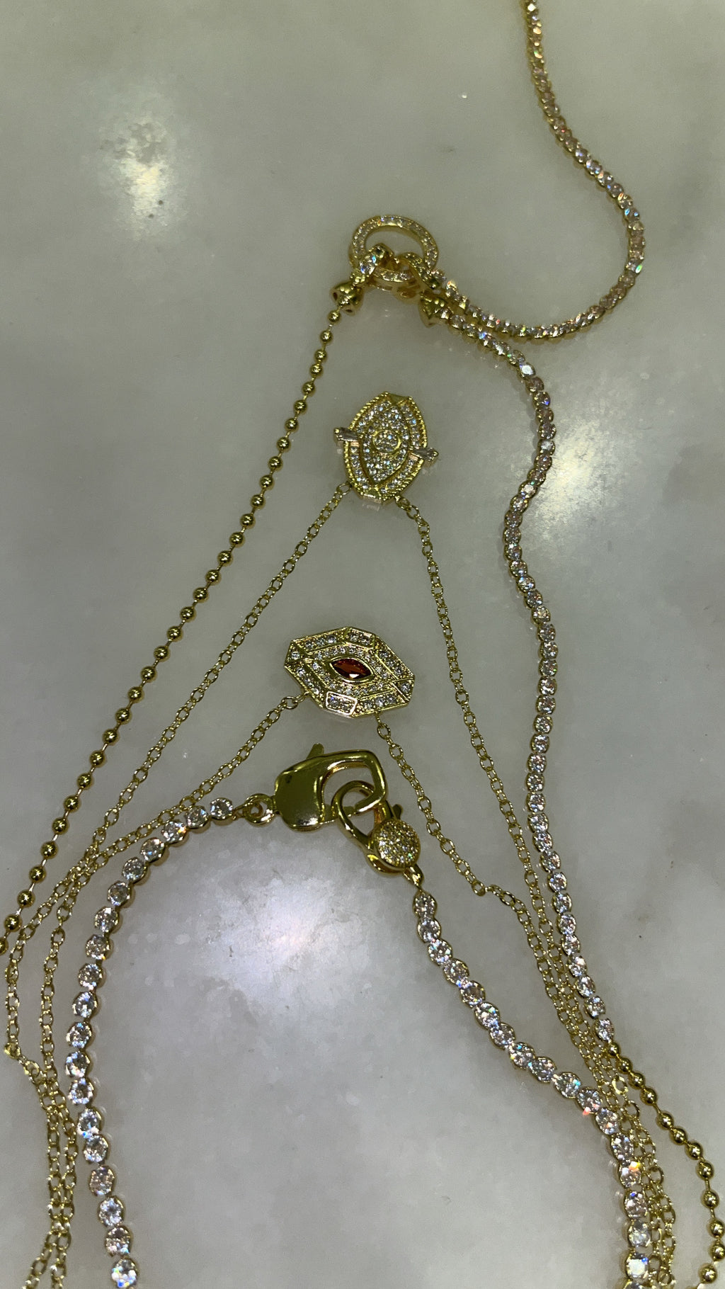 Goldplated necklace