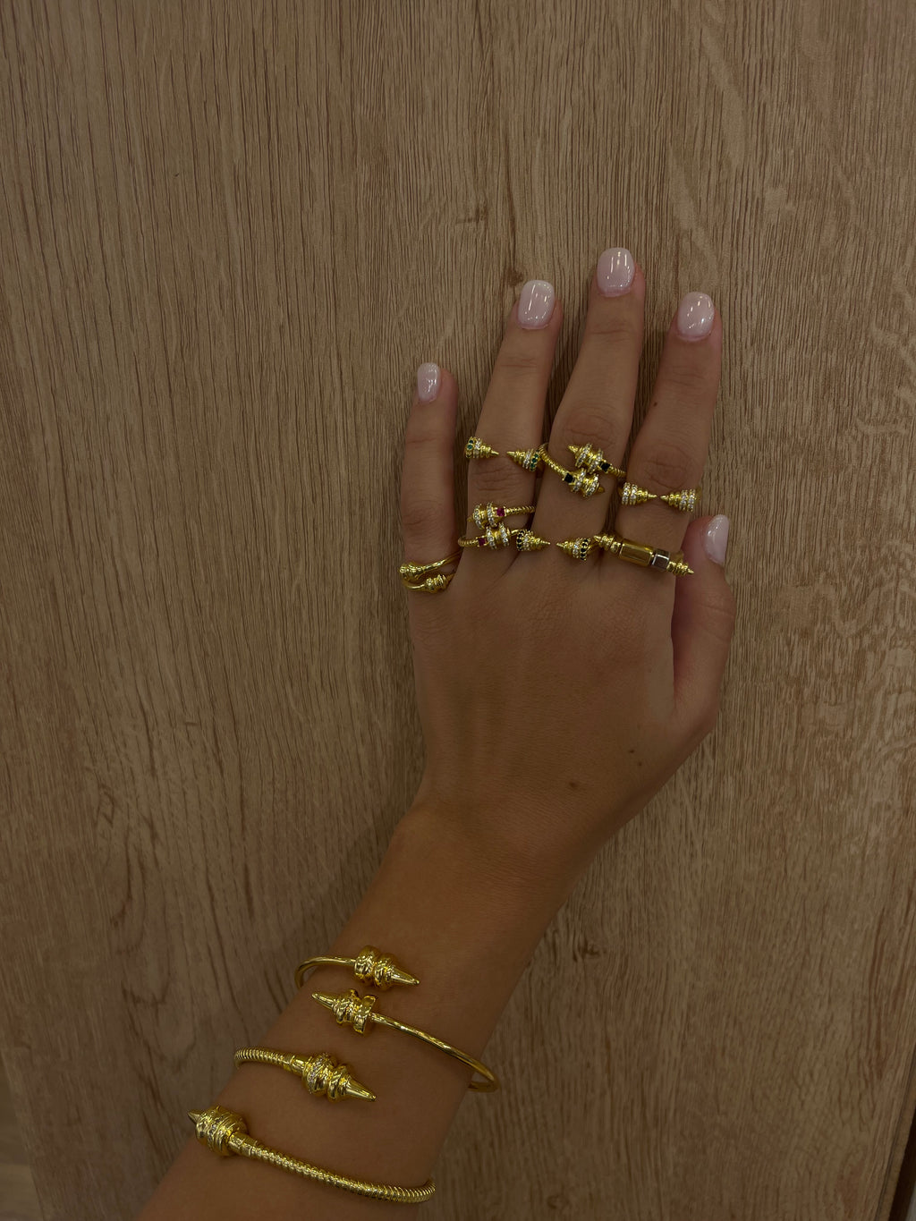 Gold plated bracelet