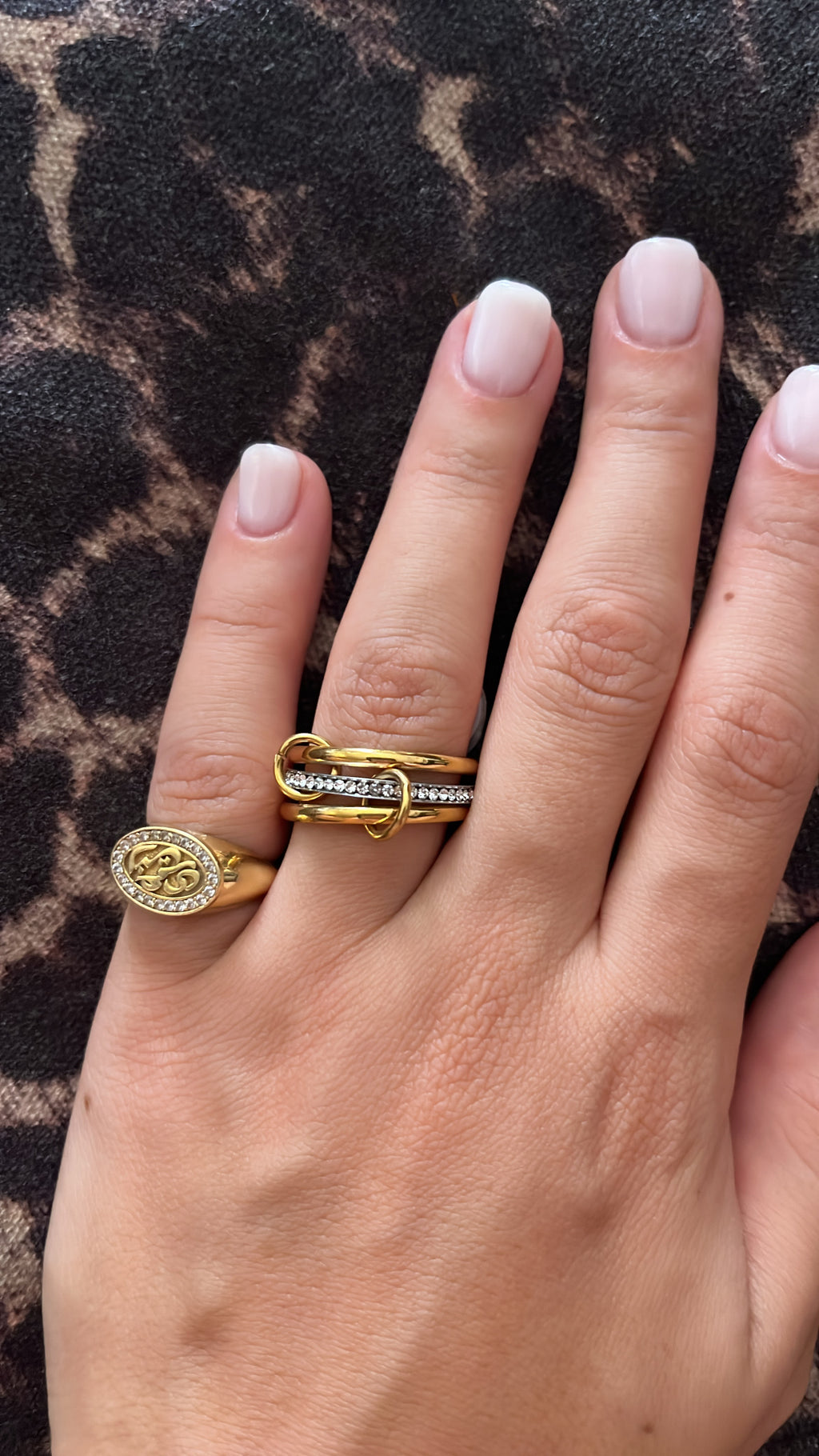3 layered ring
