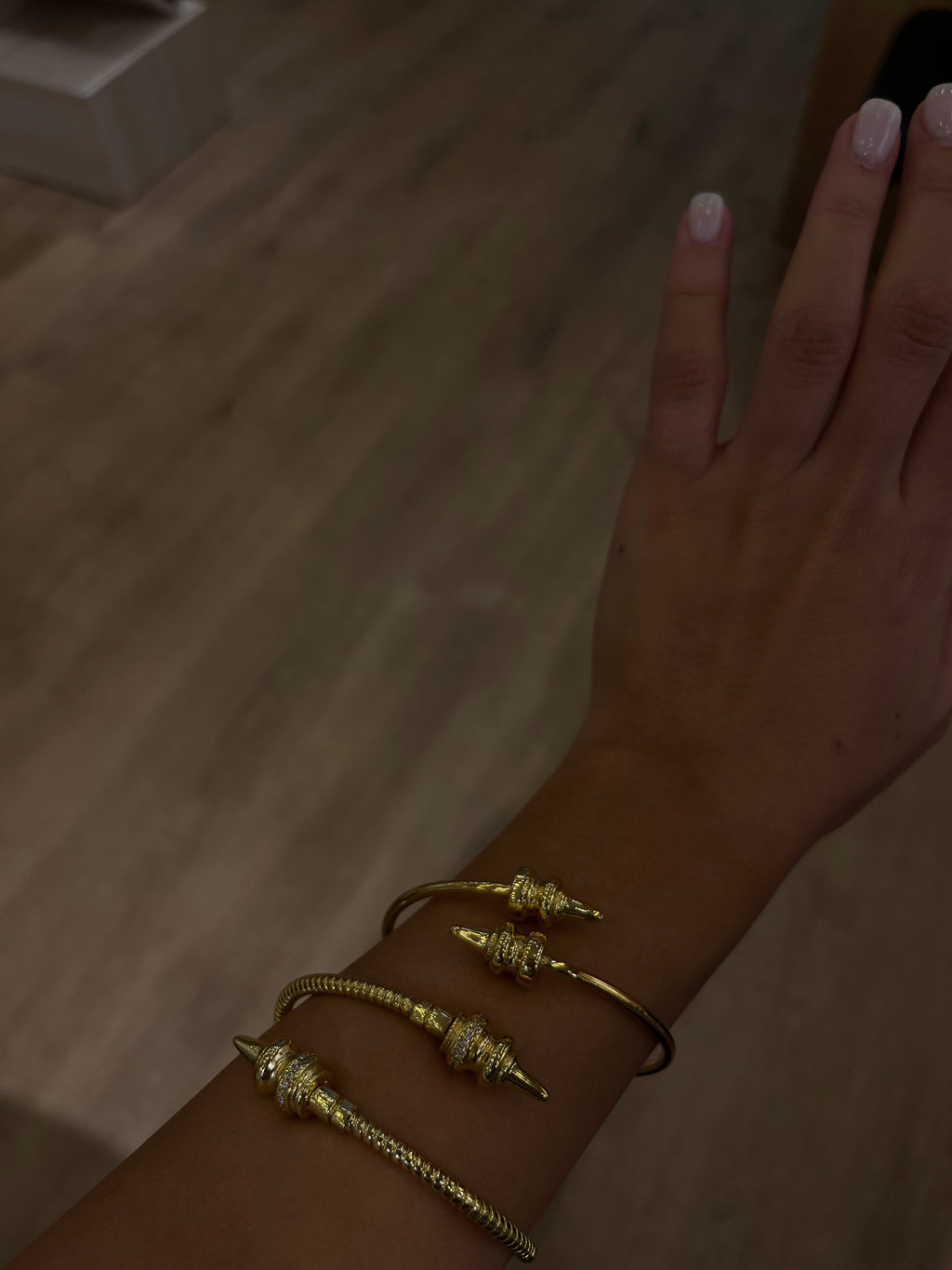 Gold plated bracelet