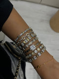 Gold and silver bracelet