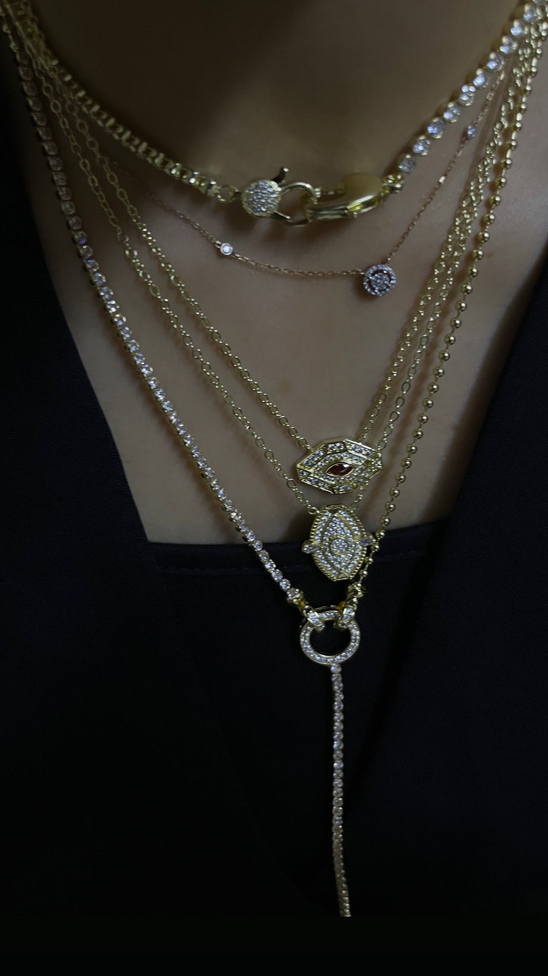 Goldplated necklace