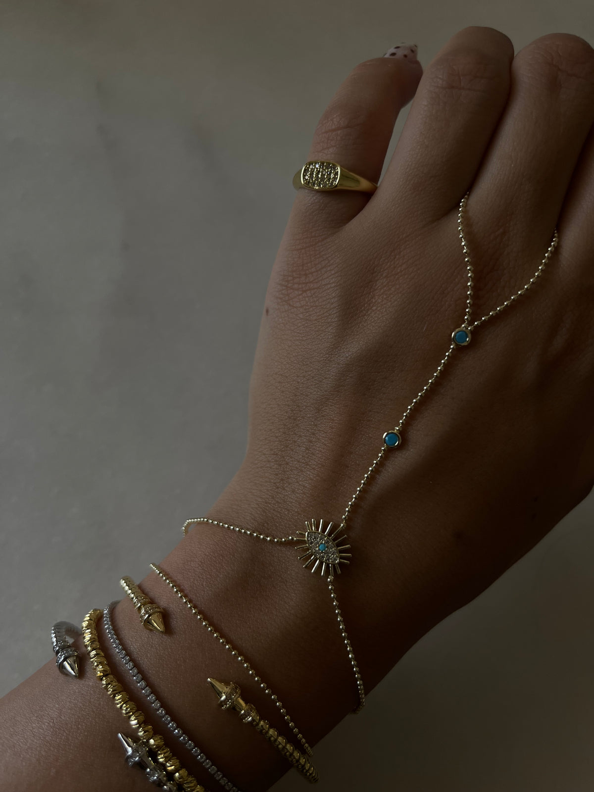 Gold-plated Handchain