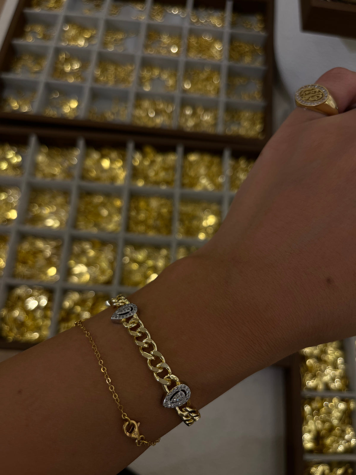 Goldplated bracelet
