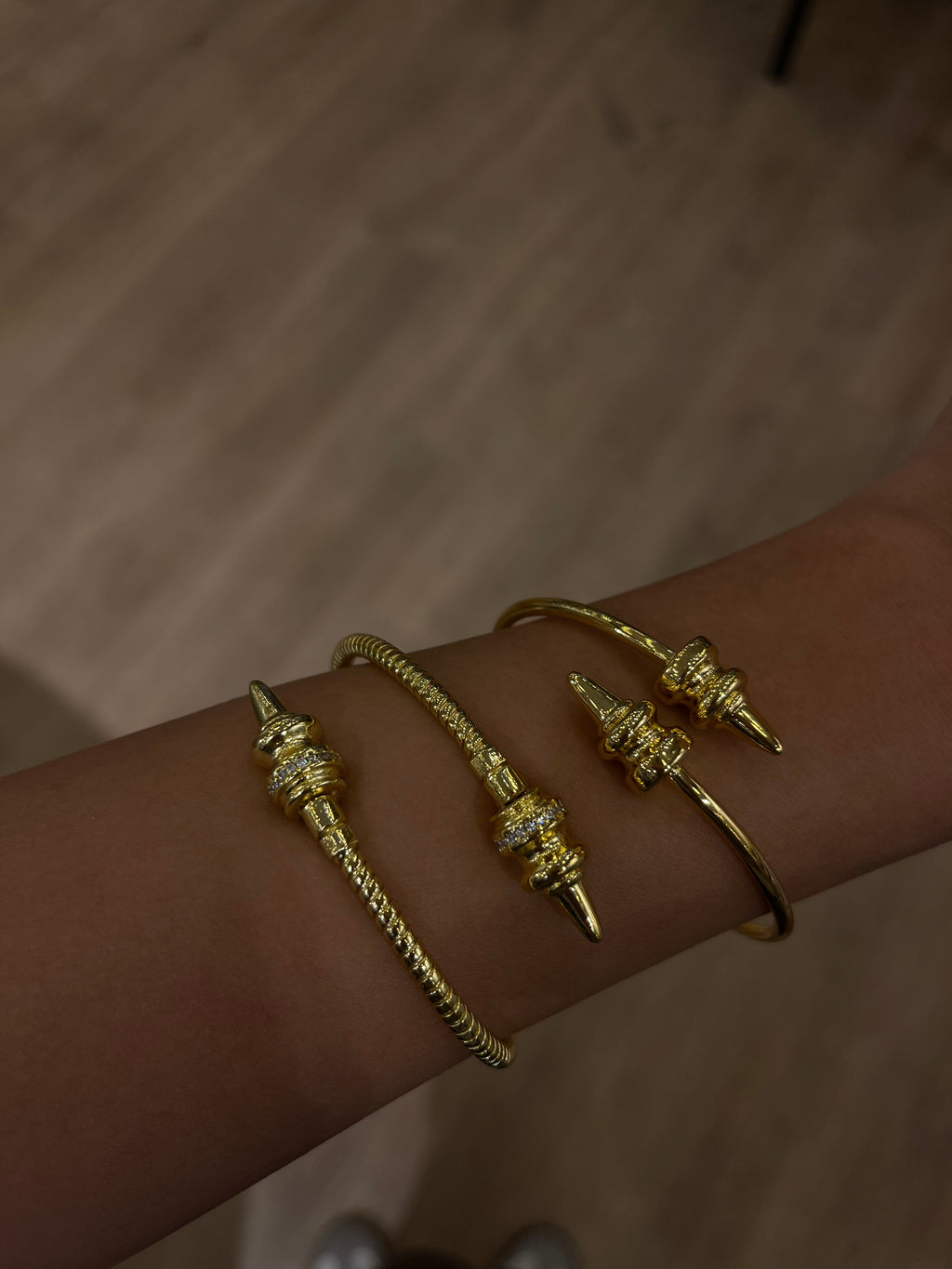Gold plated bracelet