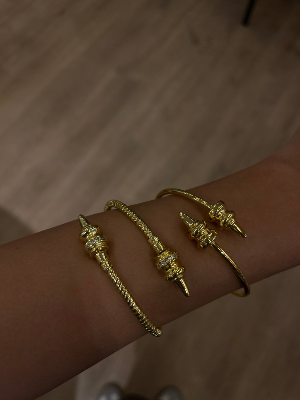 Gold plated bracelet