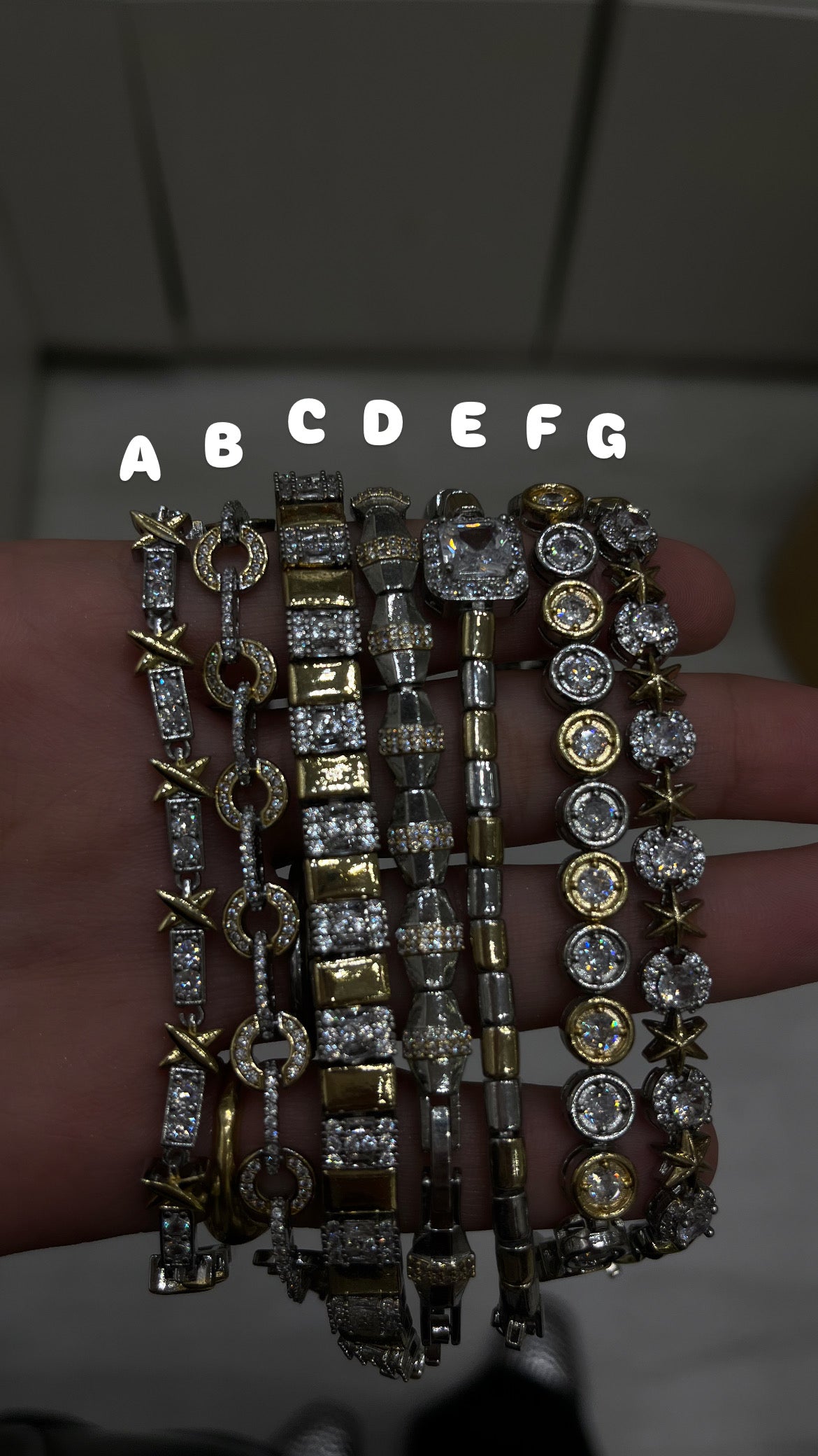 Gold and silver bracelet