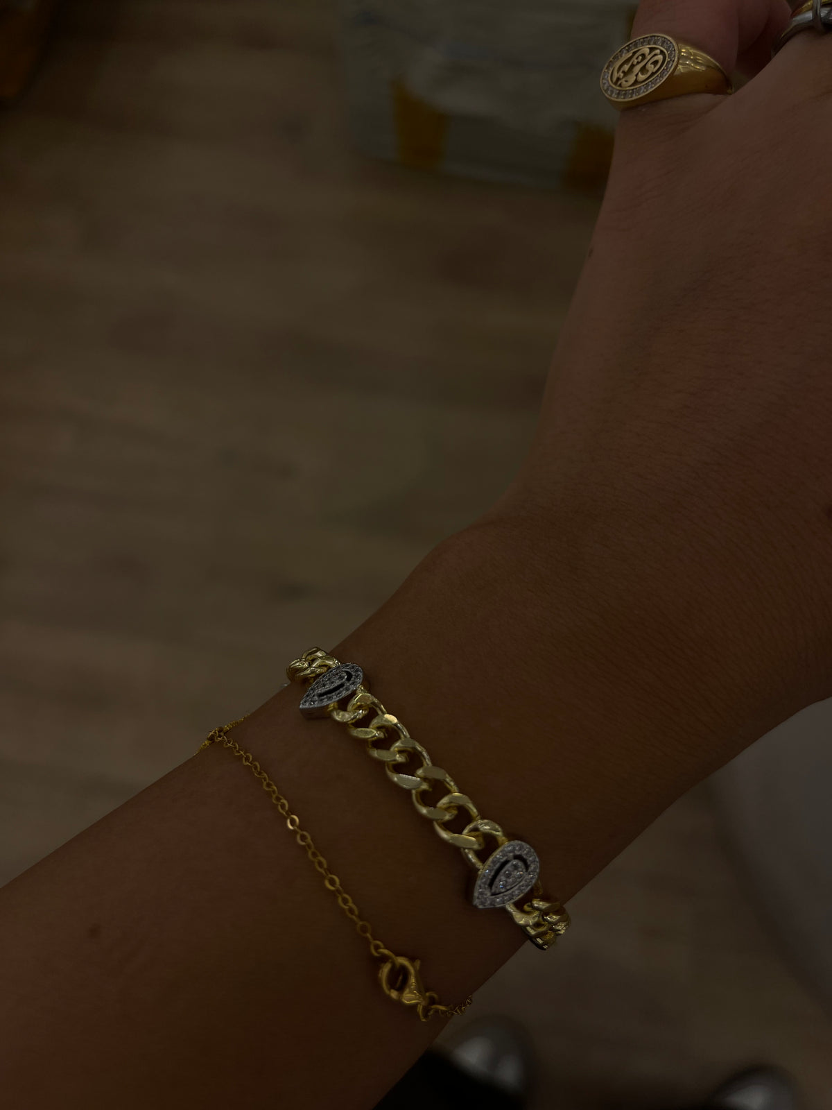 Goldplated bracelet