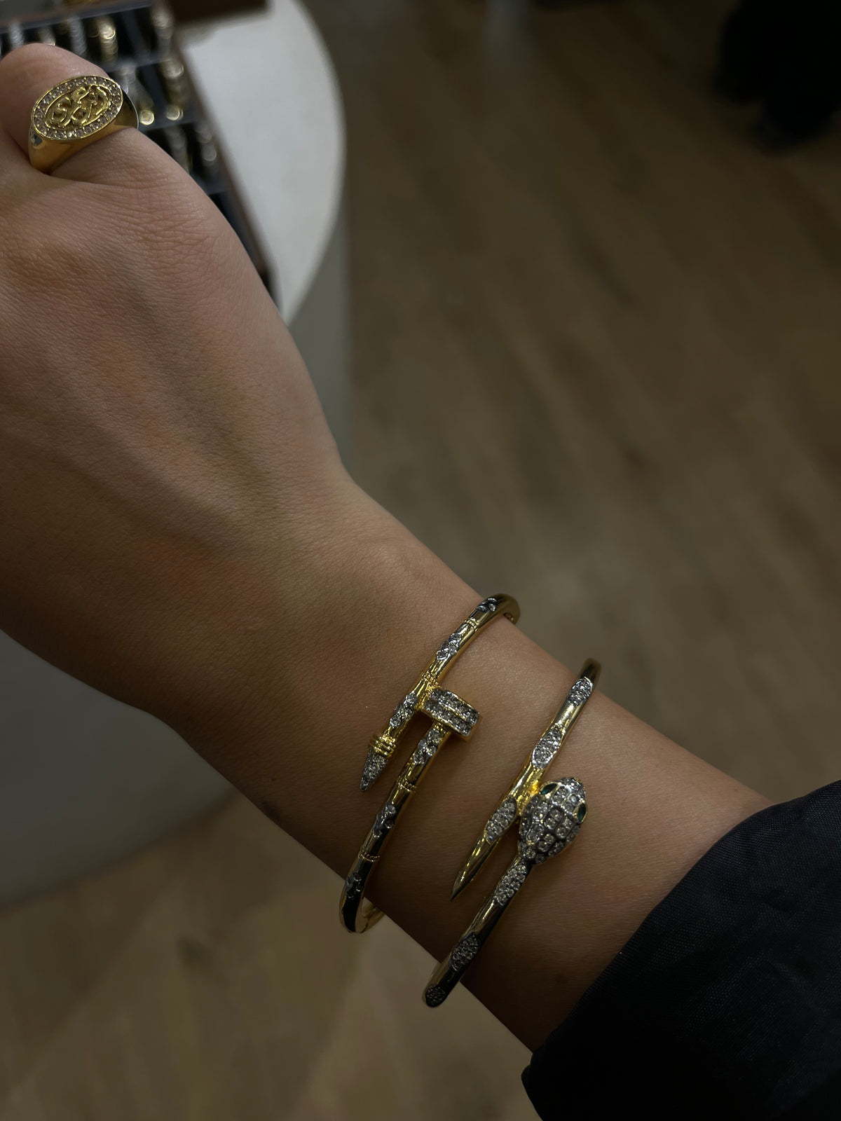 Gold-plated bracelet