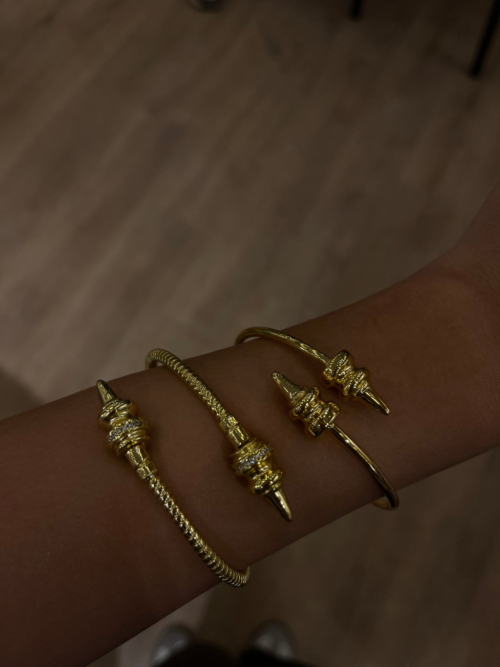Gold plated bracelet
