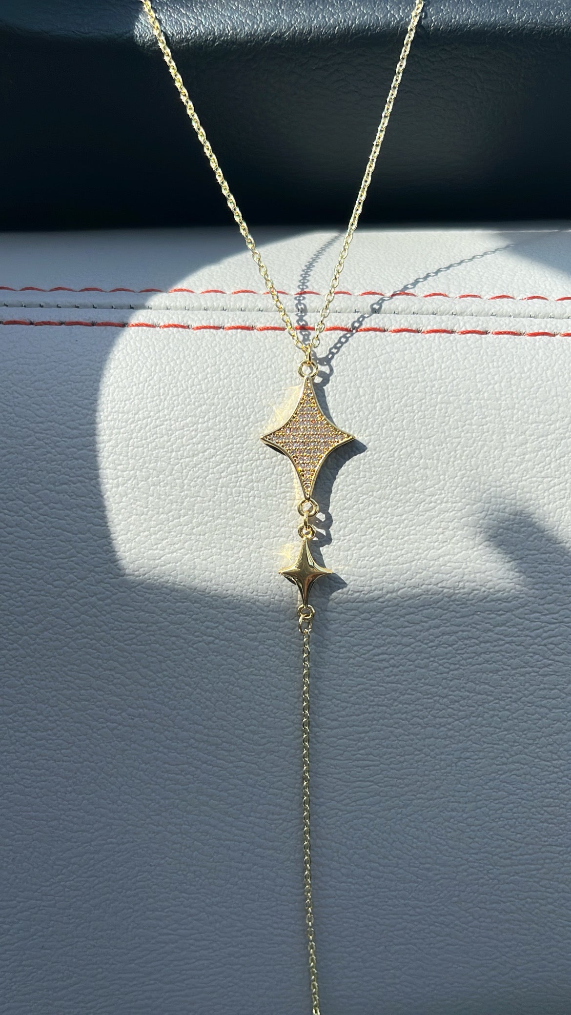 North star drop necklace
