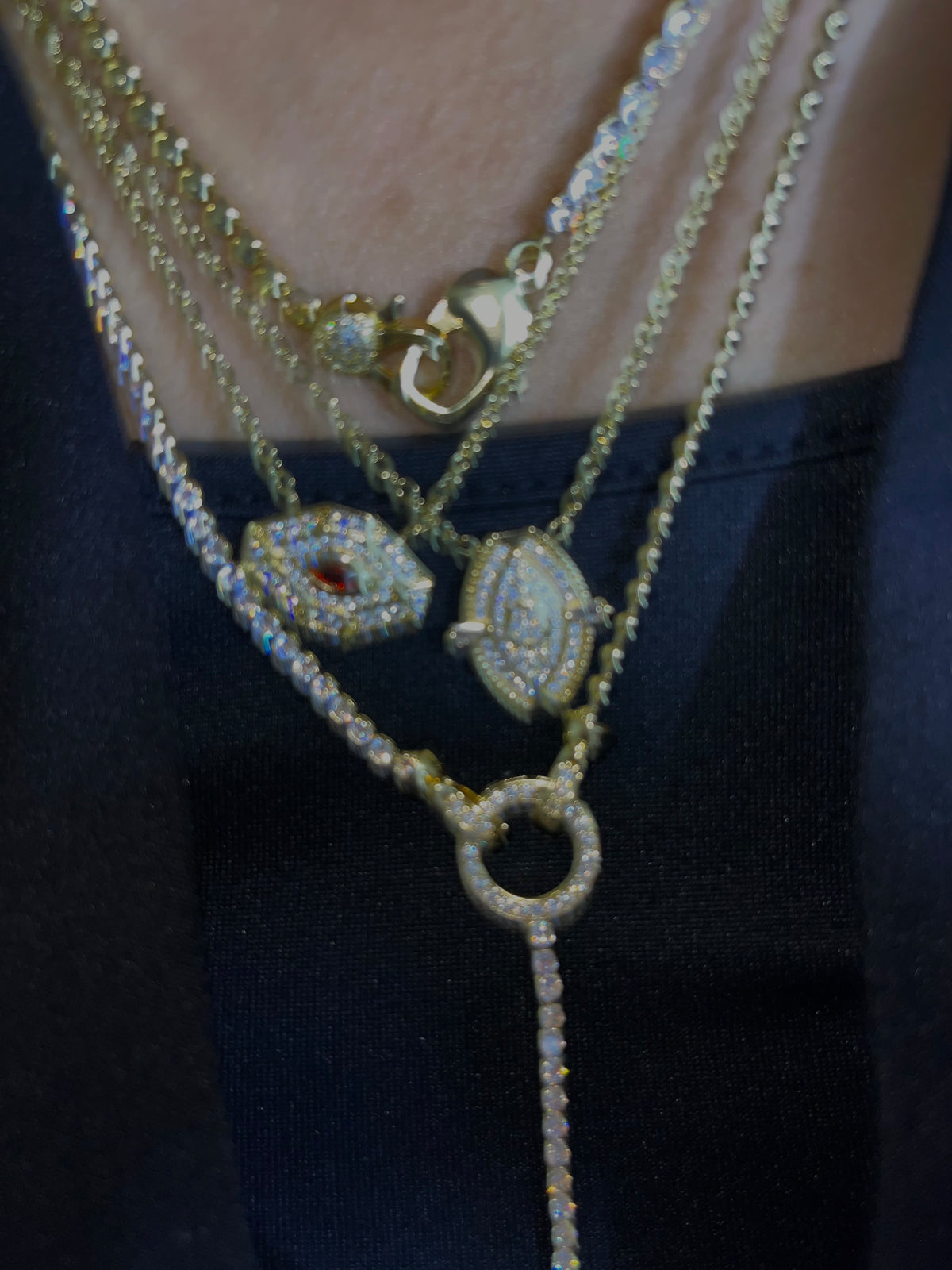 Goldplated necklace