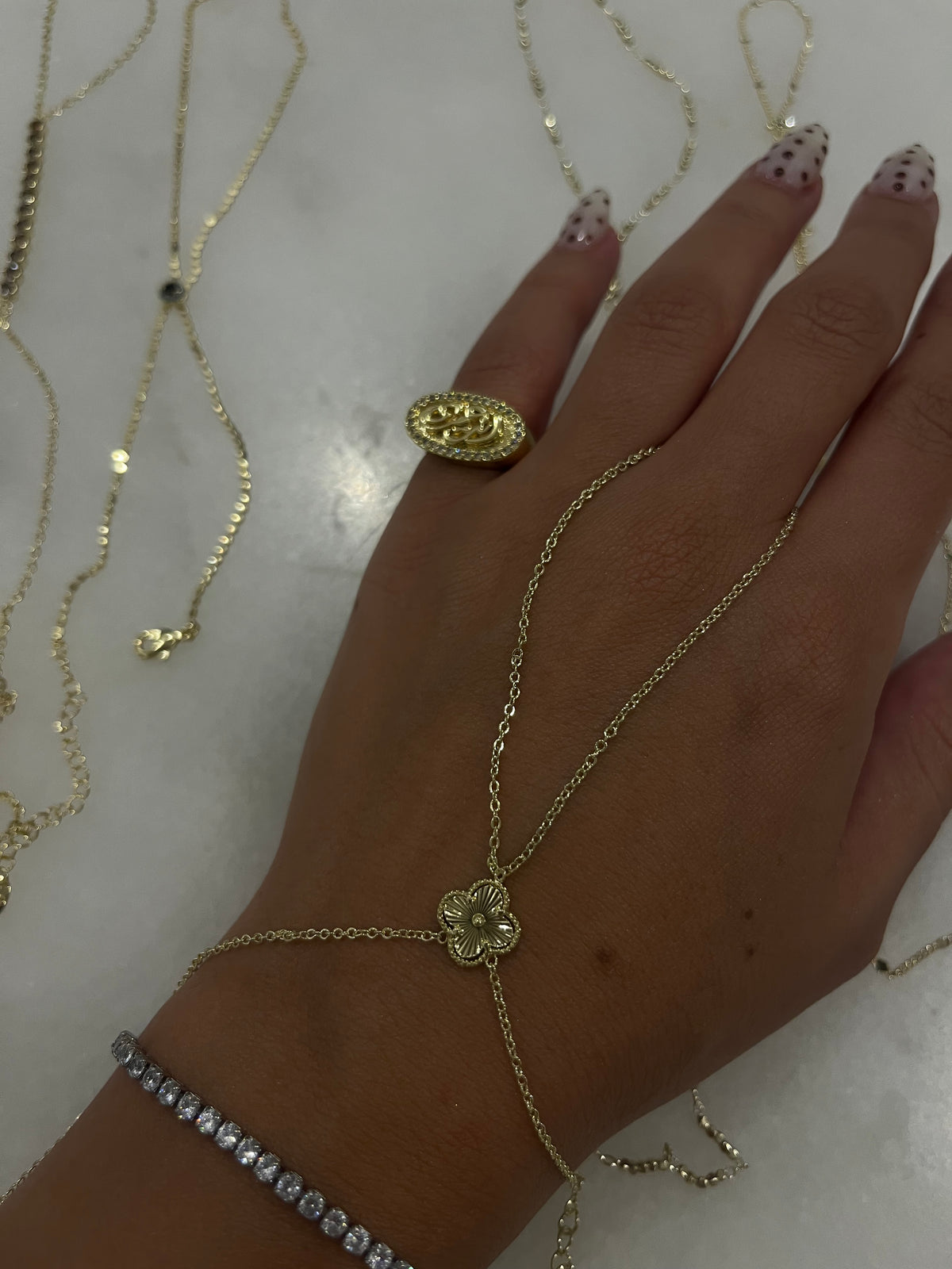 Gold-plated Handchain