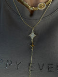 North star drop necklace
