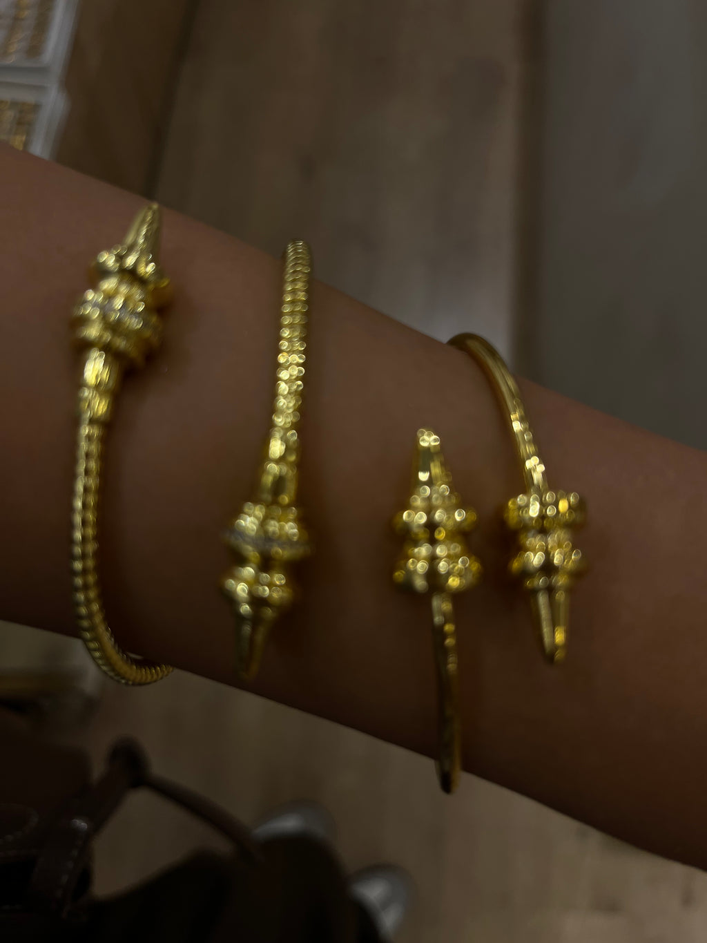 Gold plated bracelet