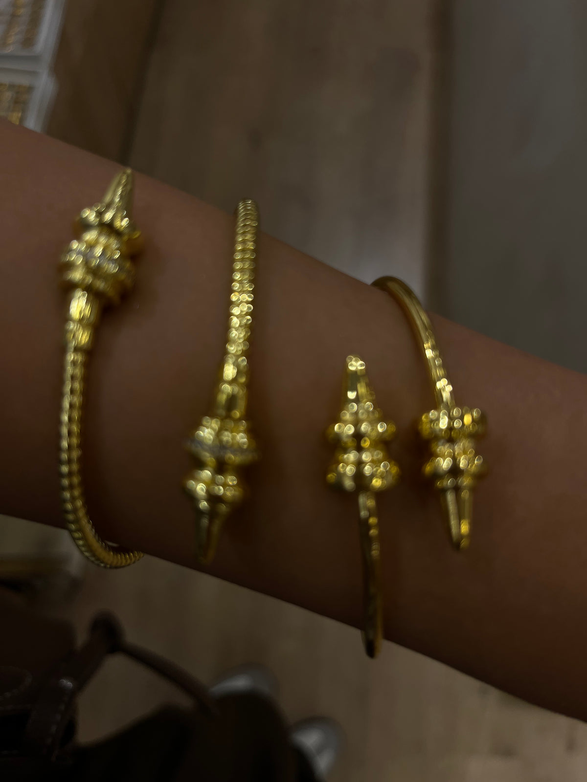 Gold plated bracelet