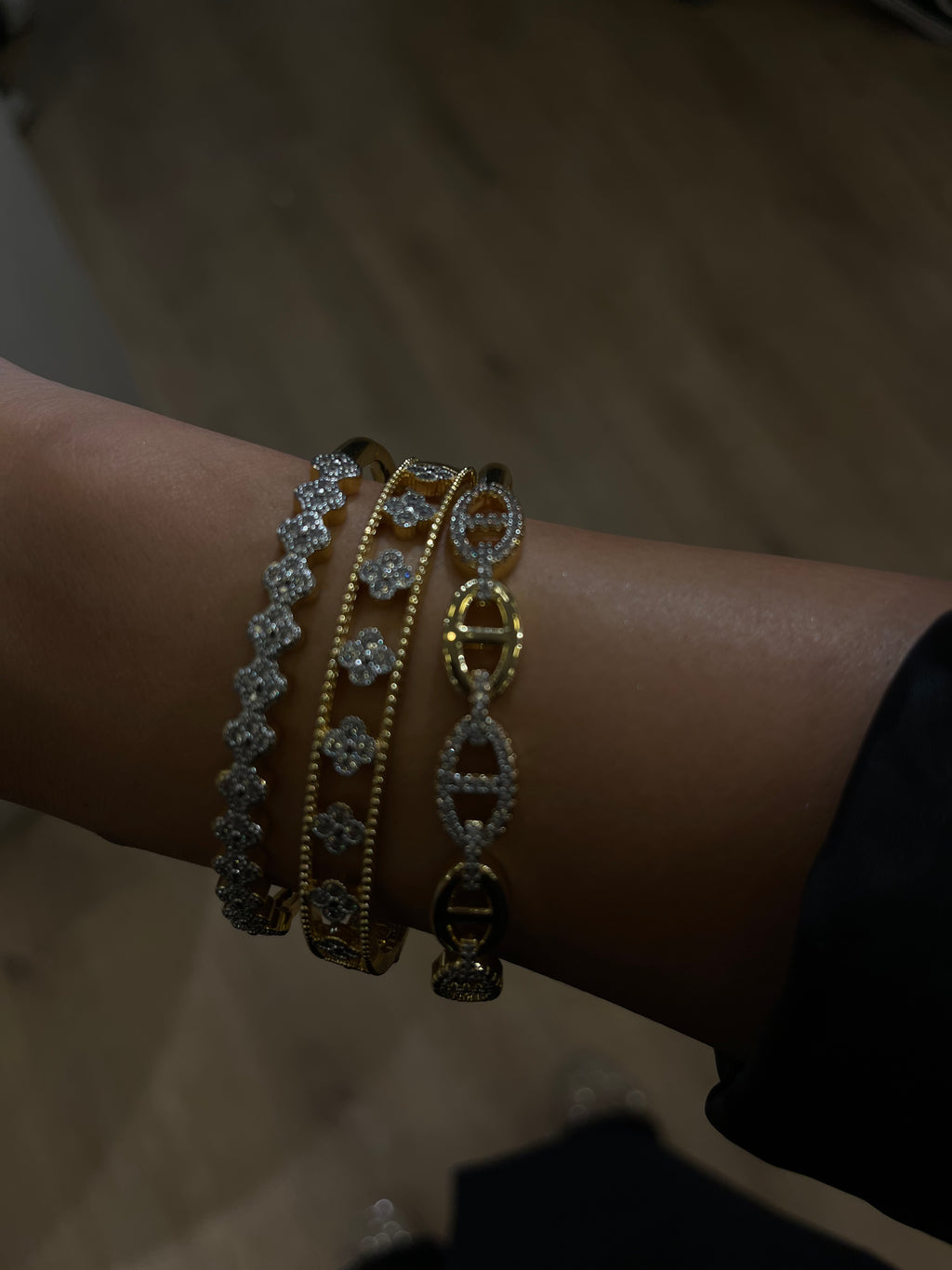 Gold-plated bracelet