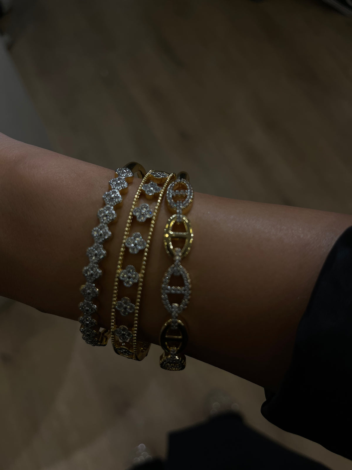 Gold-plated bracelet