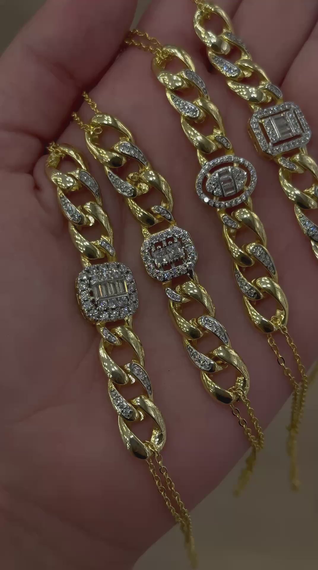 Gold-plated bracelet